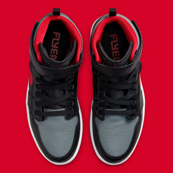 Giày Nike Air Jordan 1 High FlyEase 'Smoke Grey Gym Red' CQ3835-006 - Ảnh 2