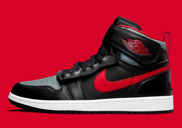 Giày Nike Air Jordan 1 High FlyEase 'Smoke Grey Gym Red' CQ3835-006 - Ảnh 4