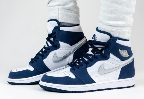 Giày Nike Air Jordan 1 Retro High co.JP 'Midnight Navy' 2020 DC1788-100 - Ảnh 5