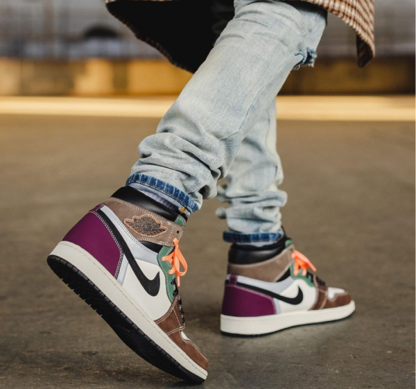 Giày Nike Air Jordan 1 High OG ‘Crafted’ DH3097-001 - Ảnh 5