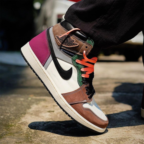 Giày Nike Air Jordan 1 High OG ‘Crafted’ DH3097-001 - Ảnh 9