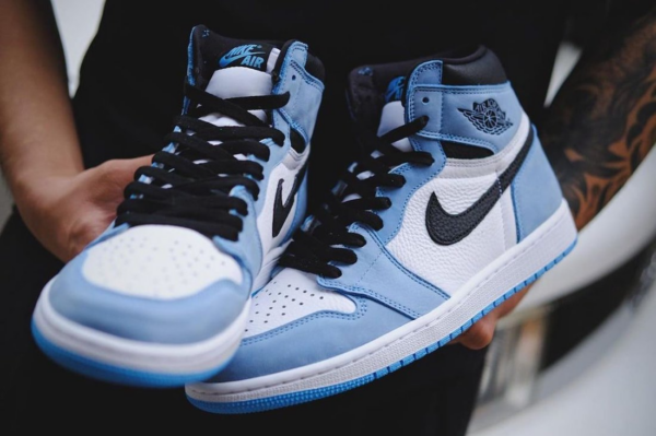 Giày Nike Air Jordan 1 Retro High OG GS 'University Blue' 575441-134 - Ảnh 4