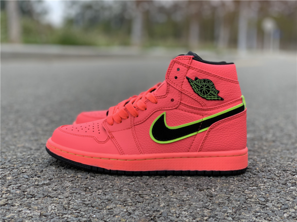 Giày Nike Air Jordan 1 High Premium 'Hot Punch' AQ9131- 600 - Ảnh 8