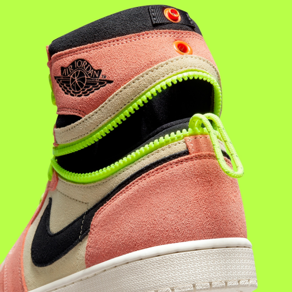 Giày Nike Air Jordan 1 High Switch 'Pink Volt' CW6576-800 - Ảnh 7