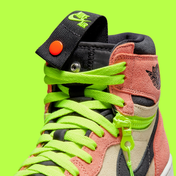 Giày Nike Air Jordan 1 High Switch 'Pink Volt' CW6576-800 - Ảnh 6