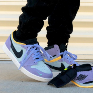 Alternative view of Giày Nike Air Jordan 1 High Switch 'Purple Pulse' CW6576-500