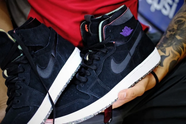 Giày Nike Air Jordan 1 High Zoom Comfort 'Court Black' CT0978-005 - Ảnh 4