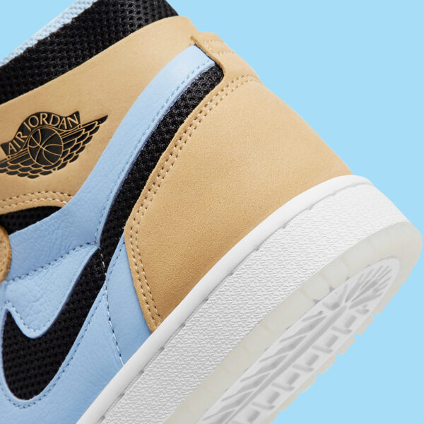 Giày Wmns Air Jordan 1 High Zoom Comfort High 'Psychic Blue Sesame' CT0979-400 - Ảnh 3
