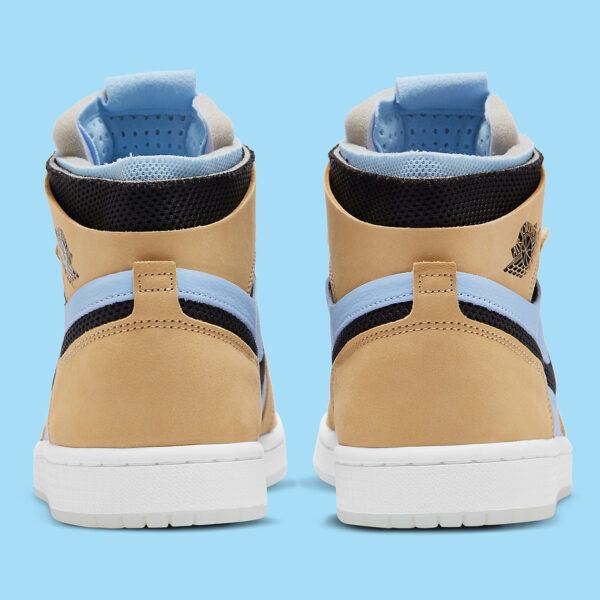 Giày Wmns Air Jordan 1 High Zoom Comfort High 'Psychic Blue Sesame' CT0979-400 - Ảnh 4