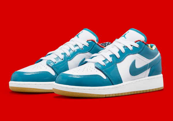 Giày Nike Air Jordan 1 Low SE GS 'Barcelona' DM0589-400 - Ảnh 7
