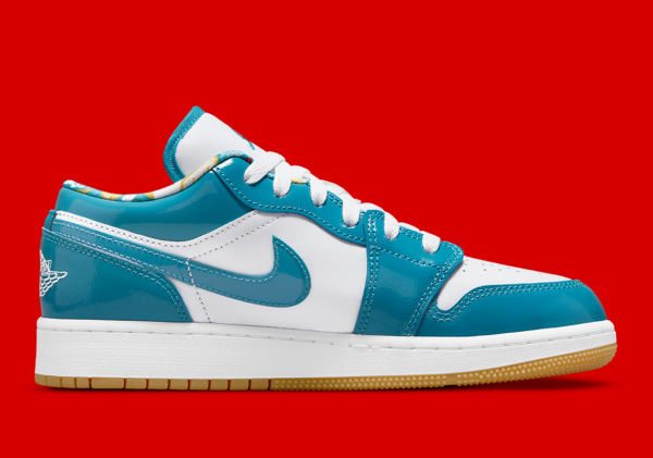 Giày Nike Air Jordan 1 Low SE GS 'Barcelona' DM0589-400 - Ảnh 4