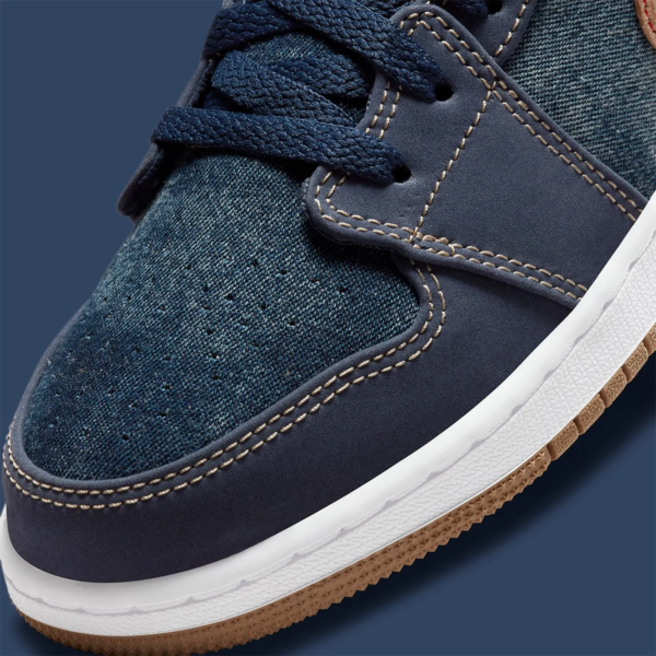 Giày Nike Air Jordan 1 Low SE GS 'Denim' DM4692-400 - Ảnh 3