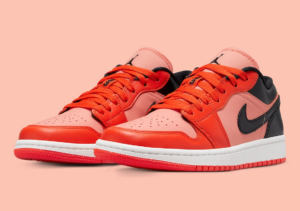 Giay Nike Air Jordan 1 Low SE 'Rush Orange Black' DM3379-600