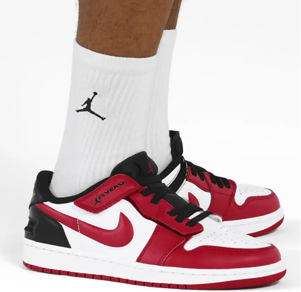 Giày Nike Air Jordan 1 Low FlyEase 'White Gym Red' DM1206-163 - Ảnh 5