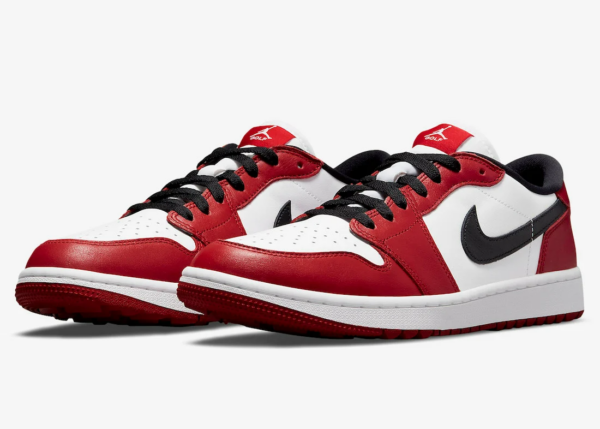 Giày Golf Nike Air Jordan 1 Retro Low 'Golf Chicago' DD9315-600 - Ảnh 7