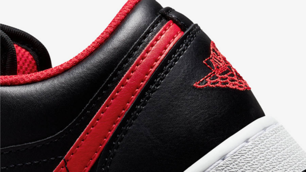 Giay Nike Air Jordan 1 Low GS 'Black Fire Red' 553560-063