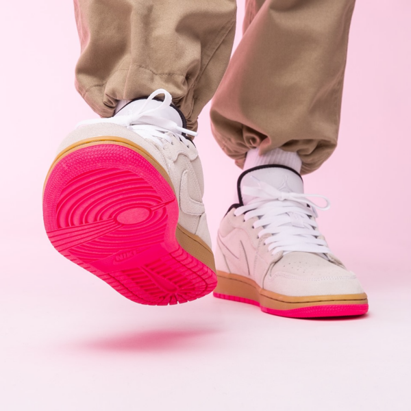 Giày Nike Air Jordan 1 Low 'White Gym Yellow' 553558-119 - Ảnh 3