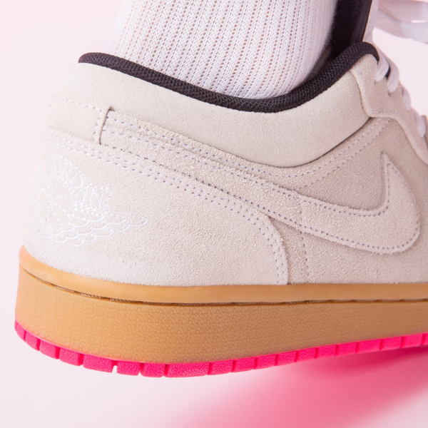 Giày Nike Air Jordan 1 Low 'White Gym Yellow' 553558-119 - Ảnh 4
