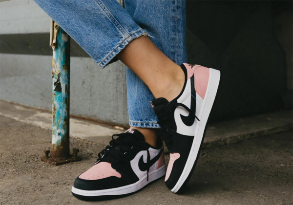 Giày Nike Air Jordan 1 Low OG GS 'Bleached Coral' CZ0858-061 - Ảnh 5