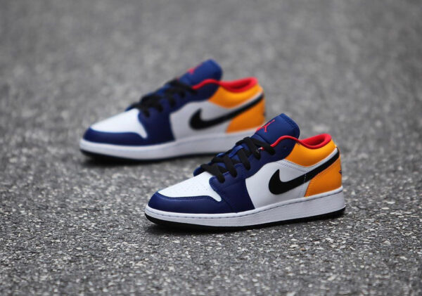 Giày Nike Air Jordan 1 Low 'Royal Yellow' 553558-123 - Ảnh 8