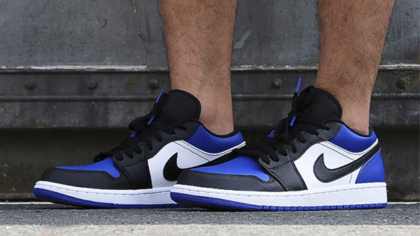 Giày Nike Air Jordan 1 Low GS 'Royal Toe' CQ9486-400 - Ảnh 7