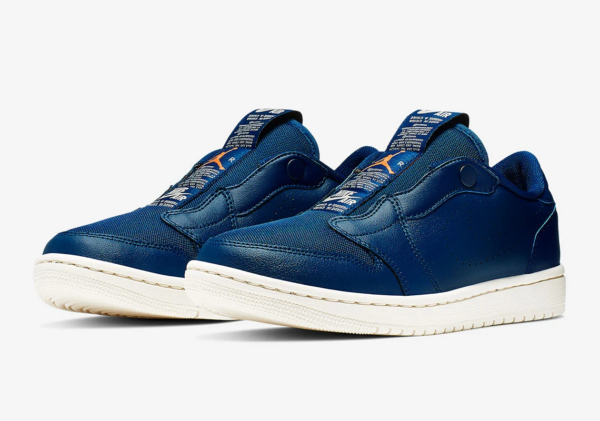 Giày Nike Wmns Air Jordan 1 Low Slip 'Blue Void' AV3918-408 - Ảnh 5