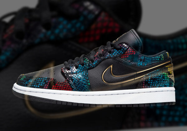 Giày Nike Air Jordan 1 Snakeskin CW5580-001 - Ảnh 2