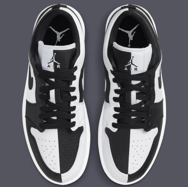 Giày Nike Wmns Air Jordan 1 Low SE Homage 'White Black' DR0502-101 - Ảnh 8