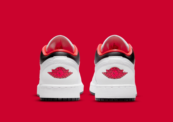Giày Nike Air Jordan 1 Low GS 'Chicago Home' 553560-160 - Ảnh 5
