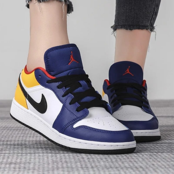 Giày Nike Air Jordan 1 Low 'Royal Yellow' 553558-123 - Ảnh 11