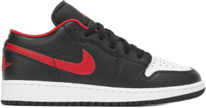 Giay Nike Air Jordan 1 Low GS 'Black Fire Red' 553560-063