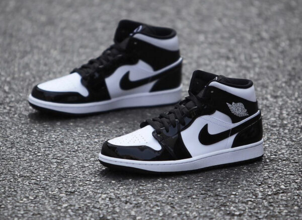 Giày Nike Air Jordan 1 Mid SE 'Carbon Fiber' DD1649-001 - Ảnh 9