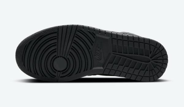 Giày Nike Wmns Air Jordan 1 Mid SE 'Black Quilted' DB6078-001 - Ảnh 4