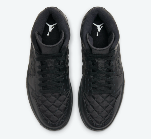 Giày Nike Wmns Air Jordan 1 Mid SE 'Black Quilted' DB6078-001 - Ảnh 2