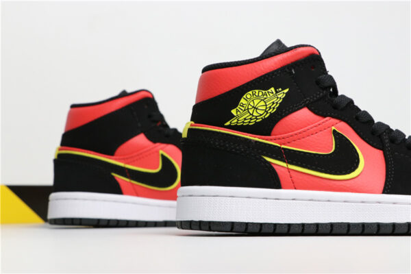 Giày Nike Air Jordan 1 Mid 'Hot Punch Volt' BQ6472-006 - Ảnh 2