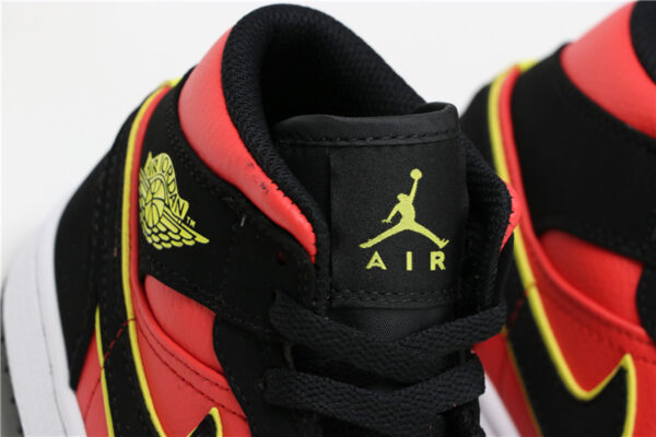 Giày Nike Air Jordan 1 Mid 'Hot Punch Volt' BQ6472-006 - Ảnh 6
