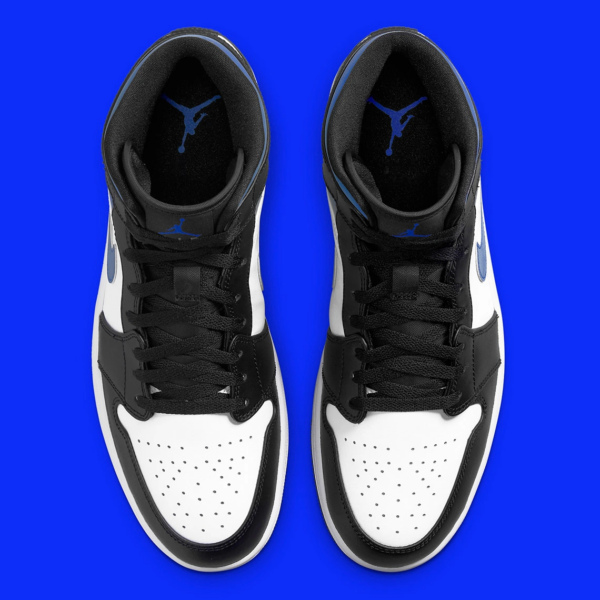 Giày Nike Air Jordan 1 Mid GS 'Game Royal' 554725-140 - Ảnh 7