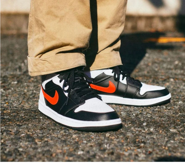 Giày Nike Air Jordan 1 Mid 'Chile Red' 554724-075 - Ảnh 7