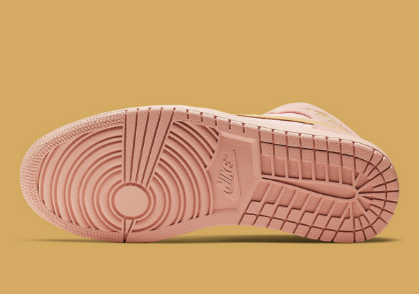Giày Nike Air Jordan 1 Mid 'Coral Gold' 852542-600 - Ảnh 7