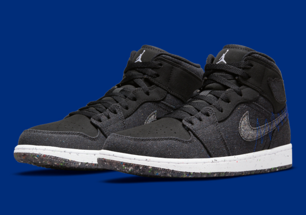 Giày Nike Air Jordan 1 Mid SE GS 'Crater' DM4334-001 - Ảnh 5