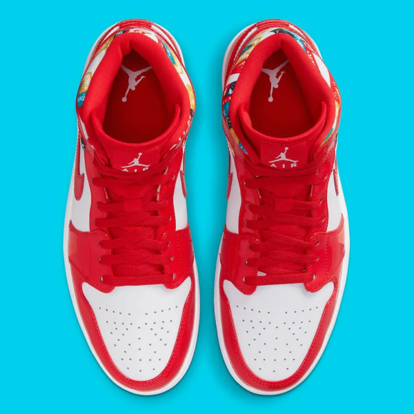 Giày Nike Air Jordan 1 Mid SE GS 'Barcelona Sweater' DC7248-600 - Ảnh 6