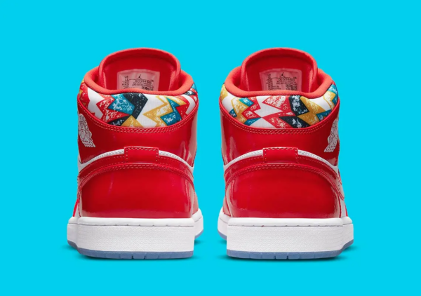 Giày Nike Air Jordan 1 Mid SE GS 'Barcelona Sweater' DC7248-600 - Ảnh 12