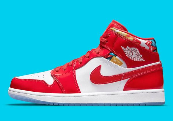 Giày Nike Air Jordan 1 Mid SE GS 'Barcelona Sweater' DC7248-600 - Ảnh 9