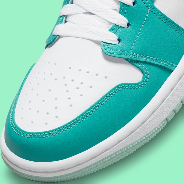 Giày Nike Air Jordan 1 Mid 'Washed Teal Mint Foam' DV2229-300 - Ảnh 6