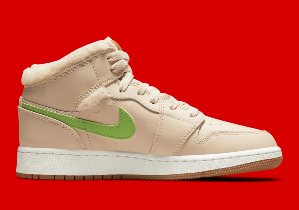 Giày Nike Air Jordan 1 Mid Utility GS 'Fleece' DO2207-264 - Ảnh 5