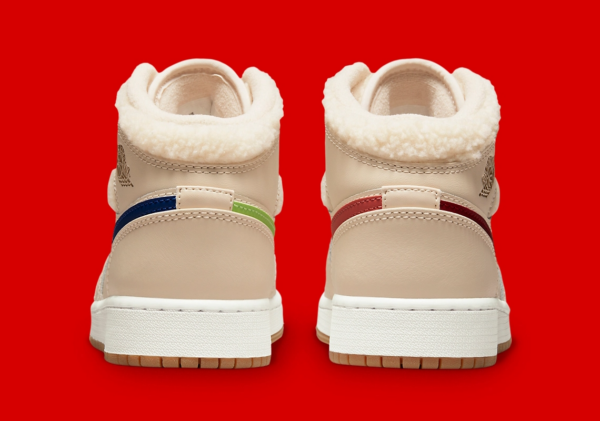 Giày Nike Air Jordan 1 Mid Utility GS 'Fleece' DO2207-264 - Ảnh 9