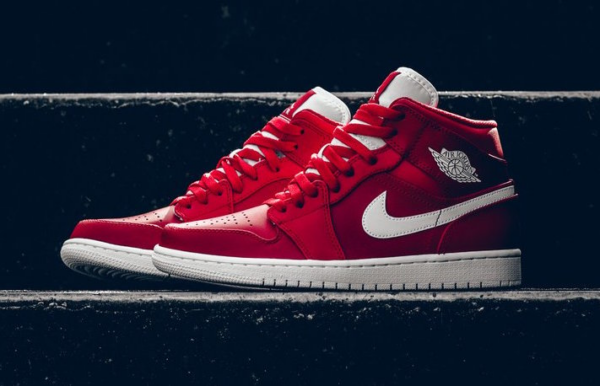 Giày Nike Air Jordan 1 Retro Mid 'Gym Red 2.0' 554724-600 - Ảnh 5