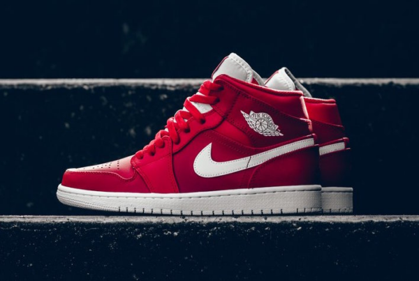 Giày Nike Air Jordan 1 Retro Mid 'Gym Red 2.0' 554724-600 - Ảnh 4