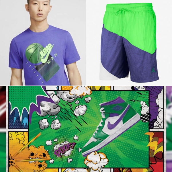 Giày Nike Air Jordan 1 Incredible Hulk 554724-300 - Ảnh 2