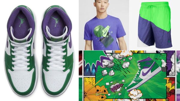 Giày Nike Air Jordan 1 Incredible Hulk 554724-300 - Ảnh 8